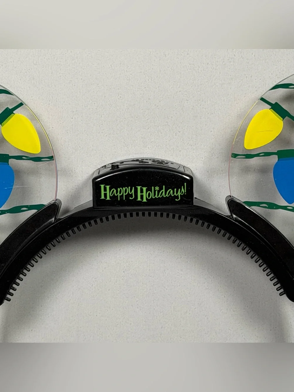 Disney Parks Christmas Light Up Mickey Mouse Ears Headband Limited Edition